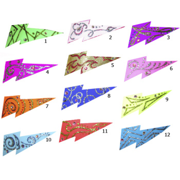 Заколка BLESK тканевая - молния